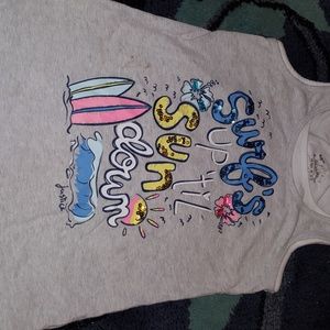 JUSTICE SHIRT AND SHORTS SIZE 12